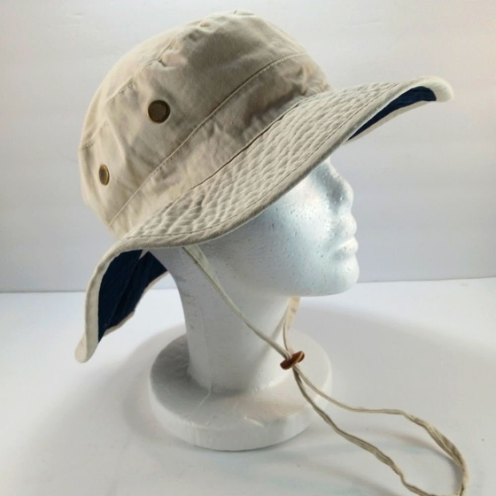 Panama Jack Boonie Bucket Fishing Shade Hat Lightweight Packable 100% Cotton OS - Picture 5 of 7
